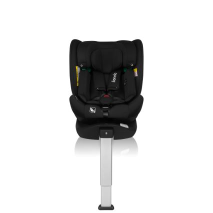 Lionelo - Turvatool alusega, pööratav BRAAM AIR i-Size 40-150 cm süsinikmust