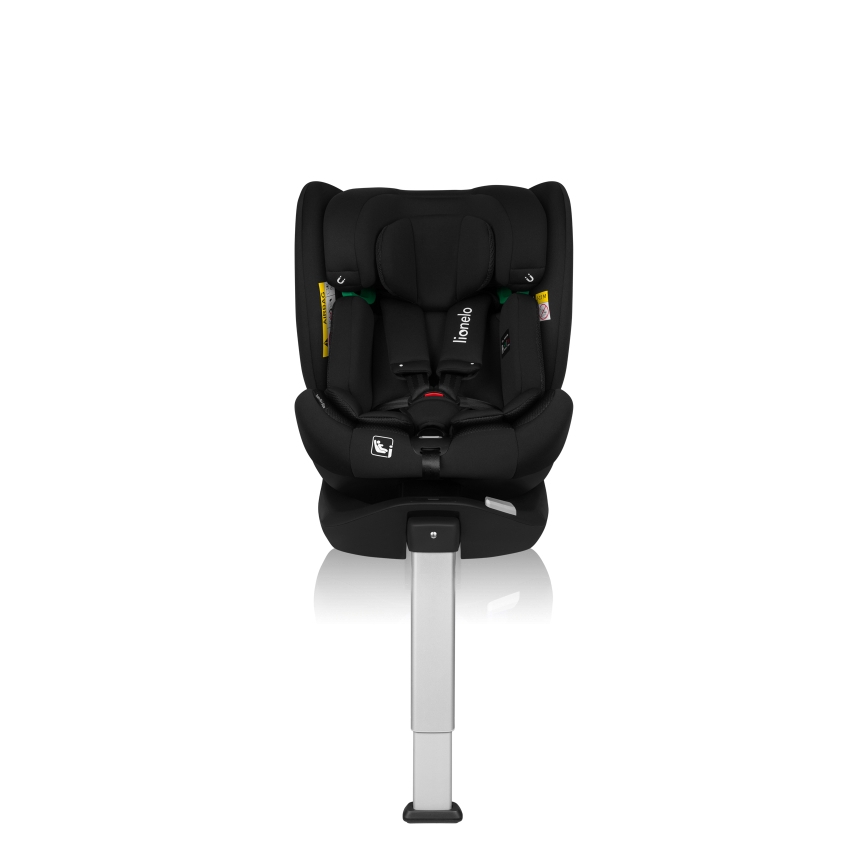Lionelo - Turvatool alusega, pööratav BRAAM AIR i-Size 40-150 cm süsinikmust