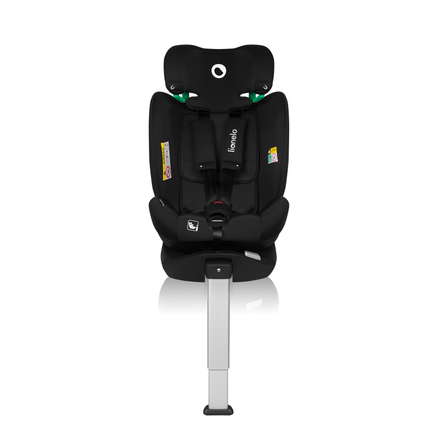 Lionelo - Turvatool alusega, pööratav BRAAM AIR i-Size 40-150 cm süsinikmust