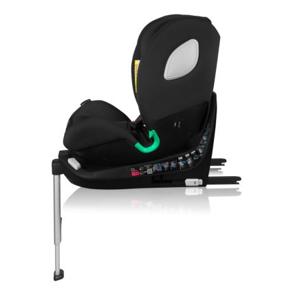 Lionelo - Turvatool alusega, pööratav BRAAM AIR i-Size 40-150 cm süsinikmust
