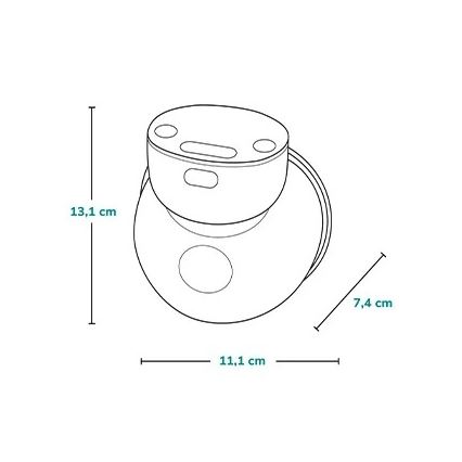 Lionelo - Elektriline laetav rinnapiimapump FIDI FREE SIMPLE 5V 1000 mAh 180 ml