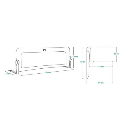 Lionelo - EVA voodipiire, hall