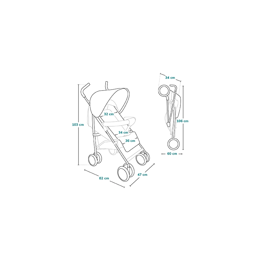 Lionelo - Golfikäru ELIA tumehall