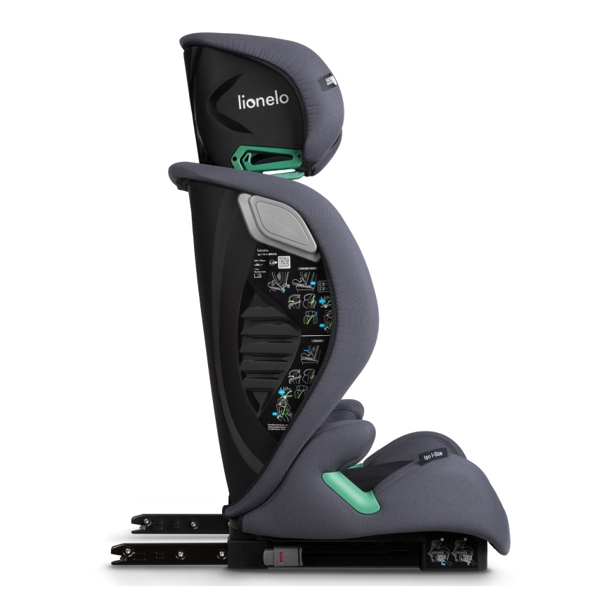 Lionelo - IGO i-Size auto turvatool 100-150 cm grafiithall