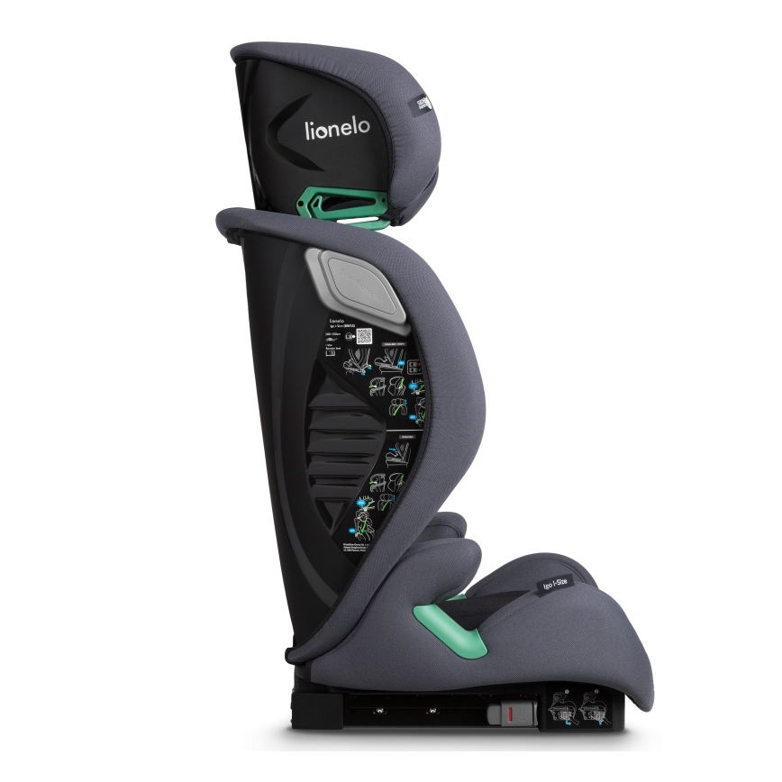 Lionelo - IGO i-Size auto turvatool 100-150 cm grafiithall