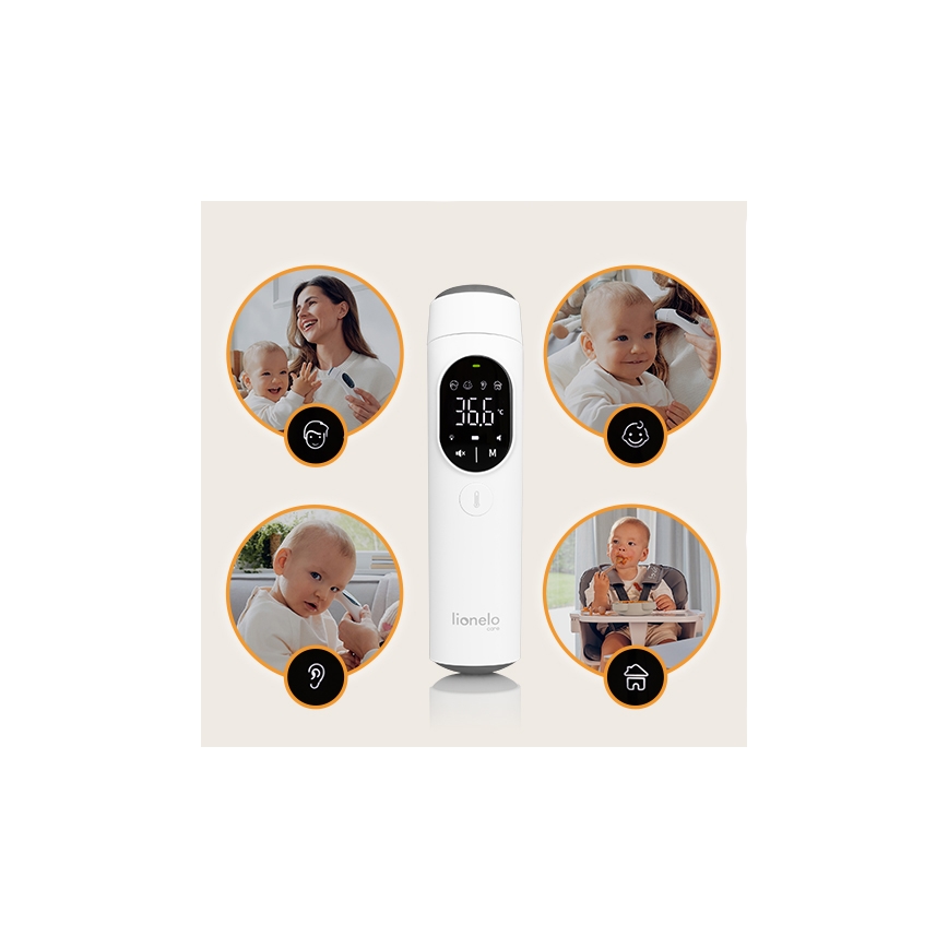 Lionelo - Infrapuna termomeeter FEVERSCAN 2xAAA