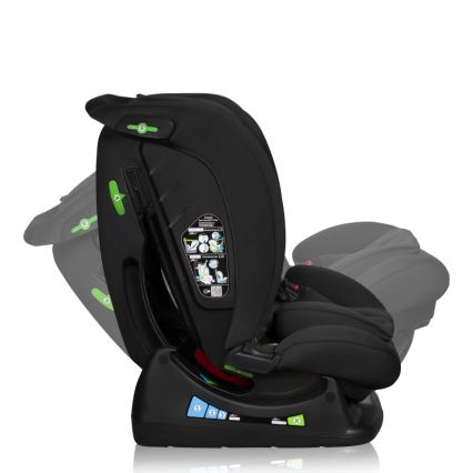 Lionelo - IZZY i-Size laste turvatool 40-150 cm Must Carbon