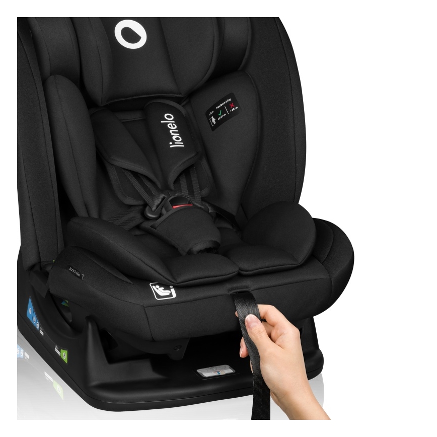 Lionelo - IZZY i-Size laste turvatool 40-150 cm Must Carbon