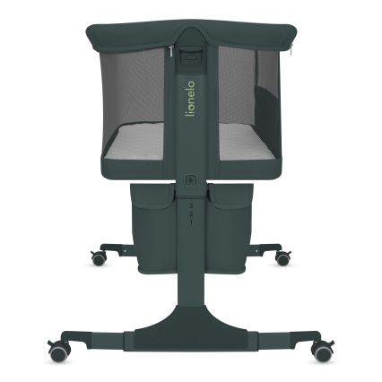 Lionelo - JODIE 3-ühes beebivoodi Green Graphite