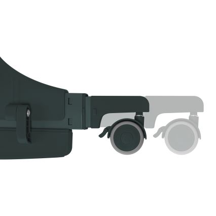 Lionelo - JODIE 3-ühes beebivoodi Green Graphite