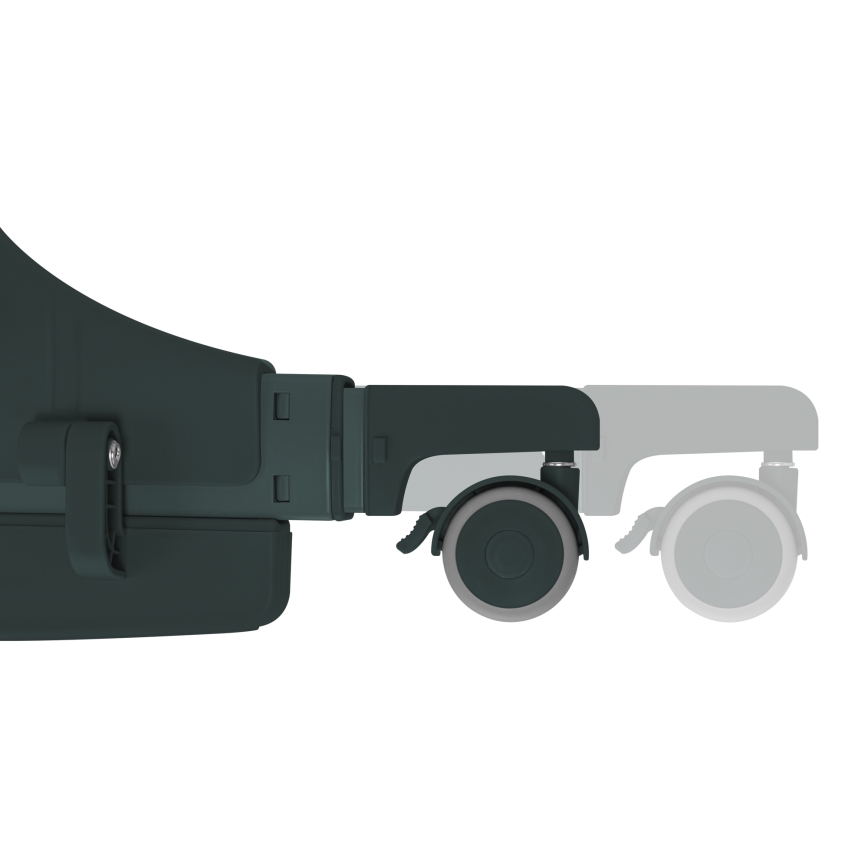 Lionelo - JODIE 3-ühes beebivoodi Green Graphite