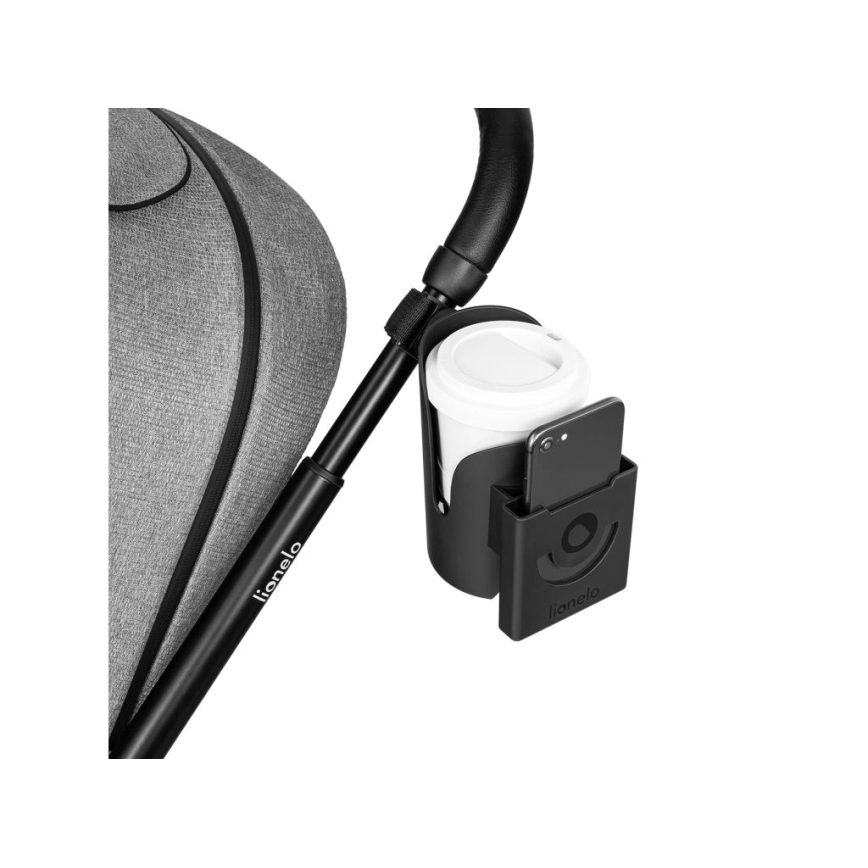 Lionelo - joogitopsihoidja jalutuskärule OVE Black Onyx