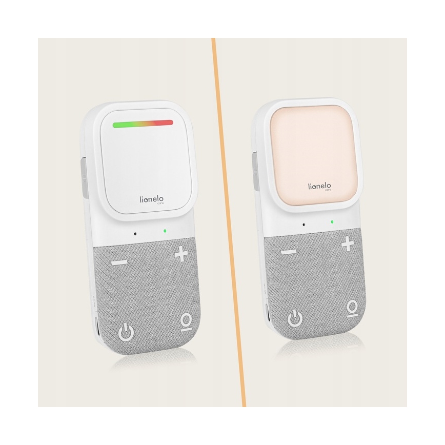 Lionelo - juhtmevaba laaditav heli beebimonitor BABYLINE 2.2 5V