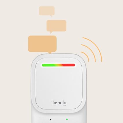 Lionelo - juhtmevaba laaditav heli beebimonitor BABYLINE 2.2 5V