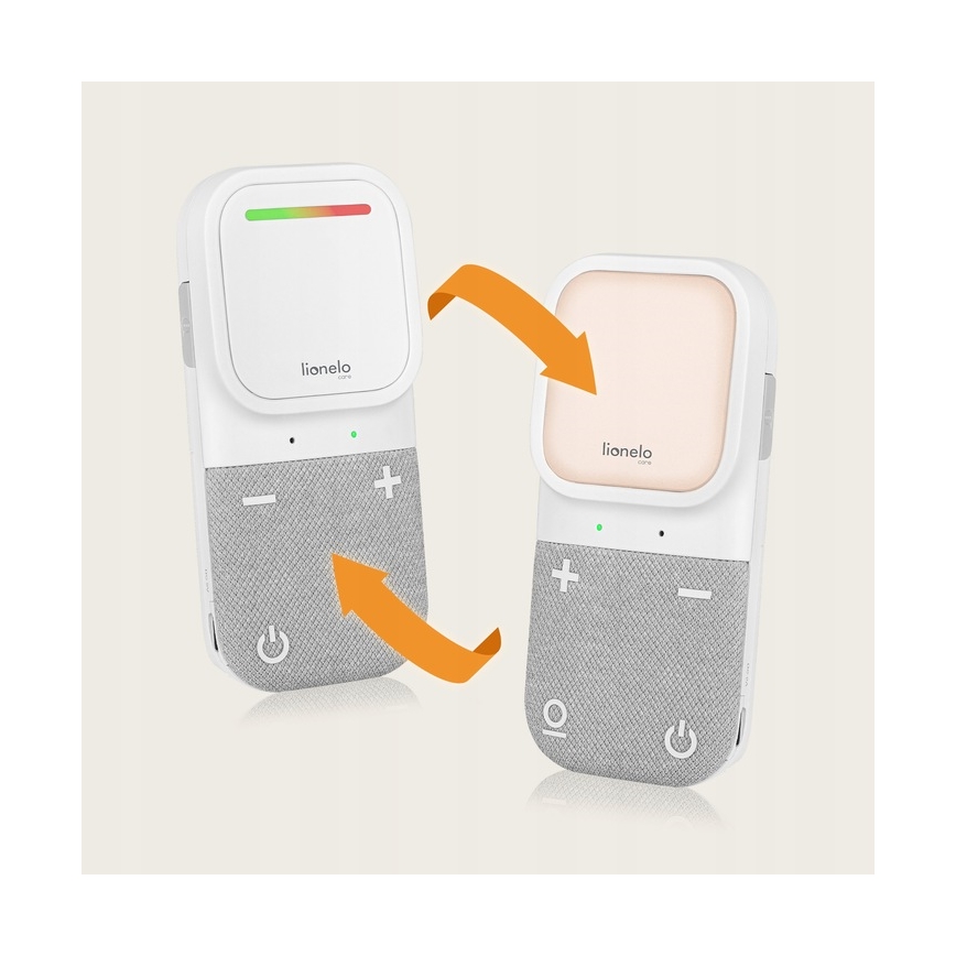 Lionelo - Juhtmevaba laetav beebimonitor heliga BABYLINE 2.2 5V