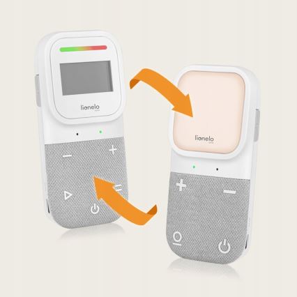Lionelo - Juhtmevaba laetav beebimonitor heliga BABYLINE 2.3 5V