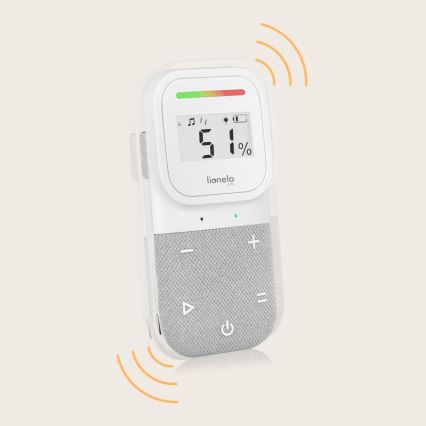 Lionelo - Juhtmevaba laetav beebimonitor heliga BABYLINE 2.3 5V