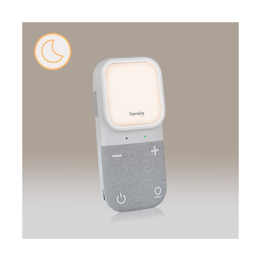 Lionelo - Juhtmevaba laetav beebimonitor heliga BABYLINE 2.3 5V