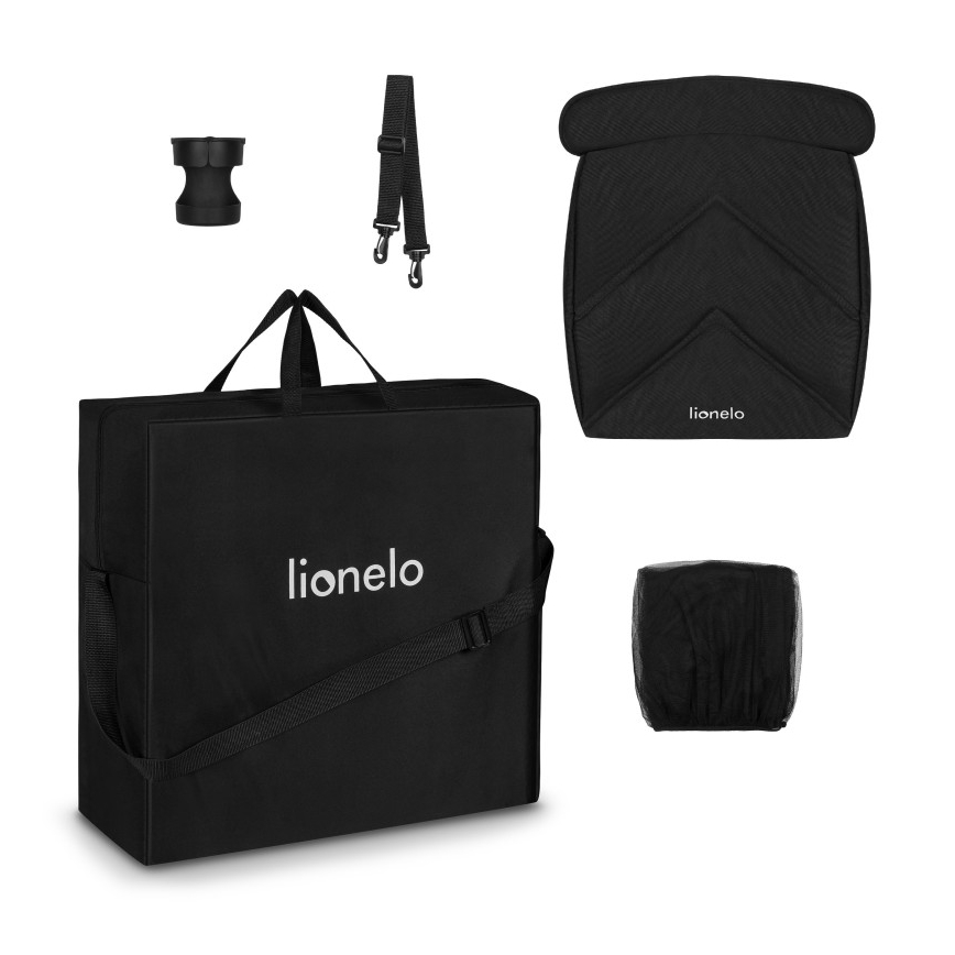 Lionelo - Käru CLOE must/kuldne