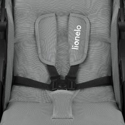 Lionelo - Käru EMMA PLUS hall/must