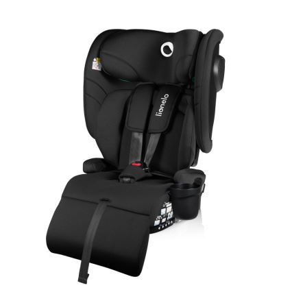 Lionelo - kokkupandav laste turvatool NELLY i-Size 76-150 cm Black Carbon
