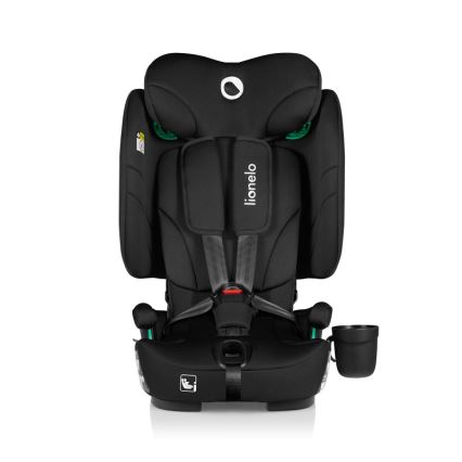 Lionelo - kokkupandav laste turvatool NELLY i-Size 76-150 cm Black Carbon