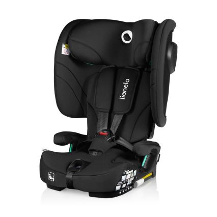 Lionelo - kokkupandav laste turvatool NELLY i-Size 76-150 cm Black Carbon