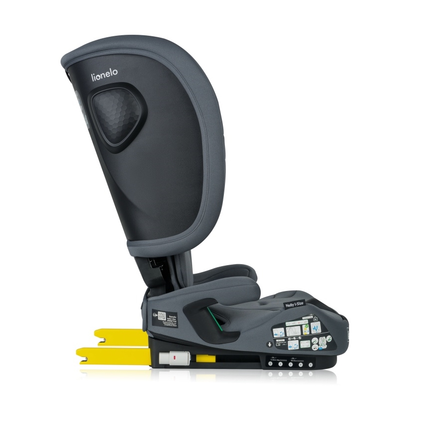 Lionelo - Kokkupandav turvatool NELLY i-Size 76-150 cm grafiit-hall