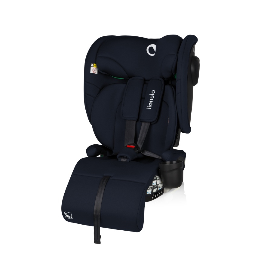 Lionelo - Kokkupandav turvatool NELLY i-Size 76-150 cm tumesinine