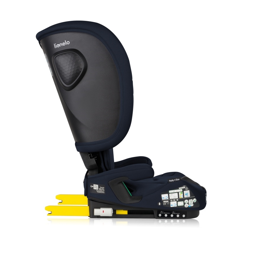 Lionelo - Kokkupandav turvatool NELLY i-Size 76-150 cm tumesinine