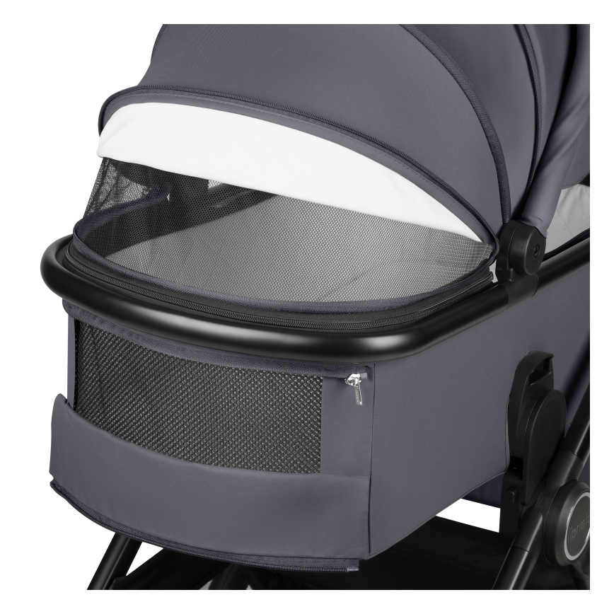 Lionelo - Kolm-ühes kombineeritud vankrikomplekt LAYLA Grey Stone