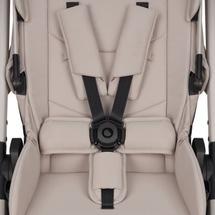 Lionelo - kombineeritud 2‑ühes jalutuskäru LAYLA beež liiv