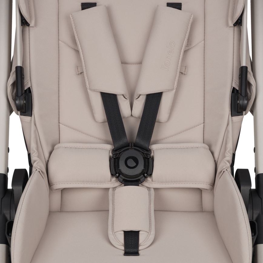 Lionelo - kombineeritud 2‑ühes jalutuskäru LAYLA beež liiv