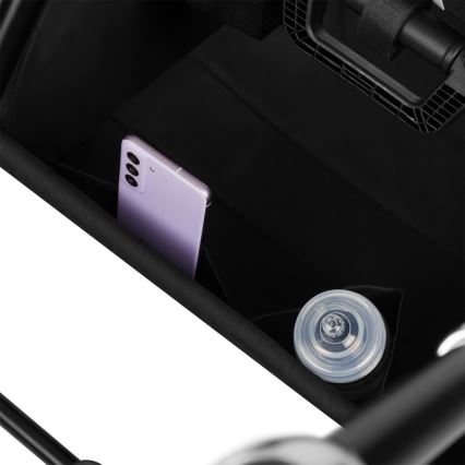 Lionelo - kombineeritud 2‑ühes jalutuskäru MIKA PLUS Black Onyx