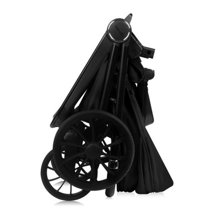 Lionelo - kombineeritud 2‑ühes jalutuskäru MIKA PLUS Black Onyx