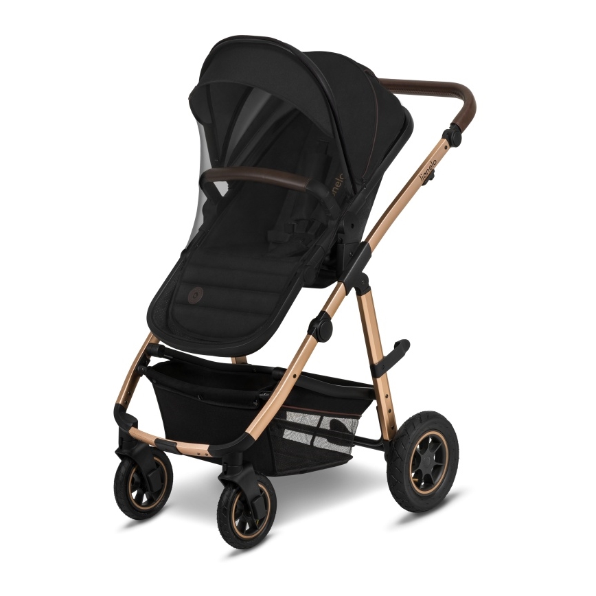 Lionelo - Kombineeritud 3-ühes jalutuskäru AMBER Black Onyx