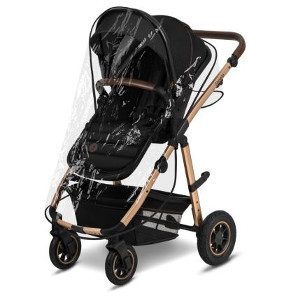 Lionelo - Kombineeritud 3-ühes jalutuskäru AMBER Black Onyx