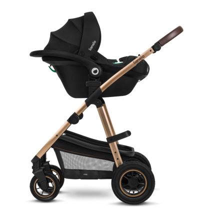 Lionelo - Kombineeritud 3-ühes jalutuskäru AMBER Black Onyx