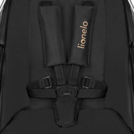 Lionelo - Kombineeritud 3-ühes jalutuskäru AMBER Black Onyx