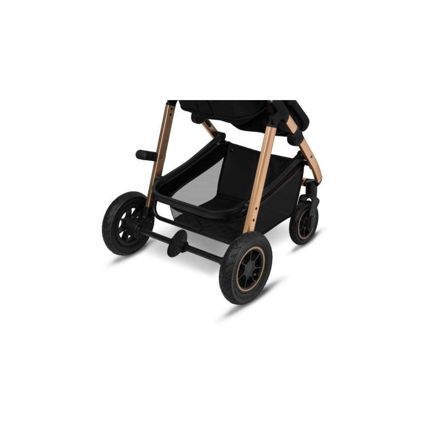 Lionelo - Kombineeritud 3-ühes jalutuskäru AMBER Black Onyx