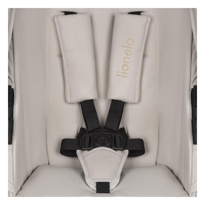 Lionelo - Kombineeritud 3-ühes jalutuskäru AMBER PLUS Beige Sand