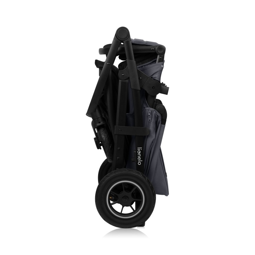 Lionelo - Kombineeritud 3-ühes jalutuskäru AMBER PLUS Hall Grafiit