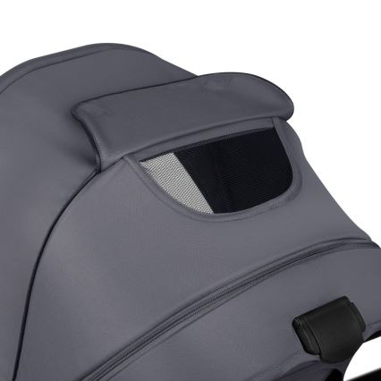 Lionelo - Kombineeritud 3-ühes jalutuskäru AMBER PLUS Hall Grafiit