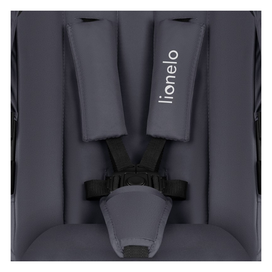 Lionelo - Kombineeritud 3-ühes jalutuskäru AMBER PLUS Hall Grafiit