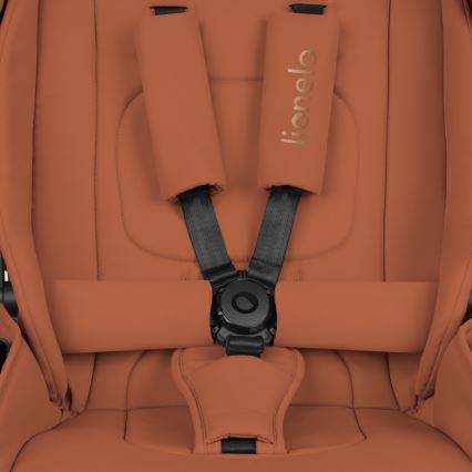 Lionelo - Kombineeritud 3-ühes vanker MIKA PLUS Brown Rust