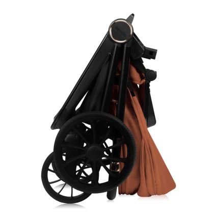 Lionelo - Kombineeritud 3-ühes vanker MIKA PLUS Brown Rust