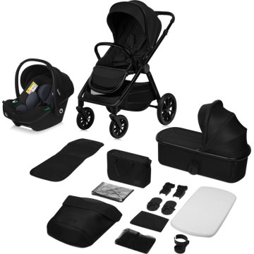 Lionelo - Kombineeritud 3-ühes vankrikomplekt LAYLA Black Onyx