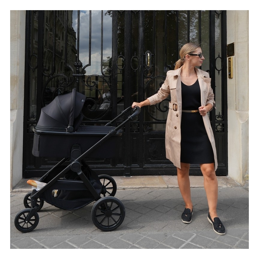 Lionelo - Kombineeritud 3-ühes vankrikomplekt LAYLA Black Onyx