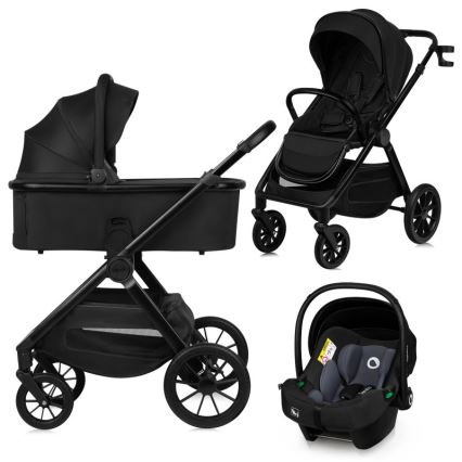 Lionelo - Kombineeritud 3-ühes vankrikomplekt LAYLA Black Onyx
