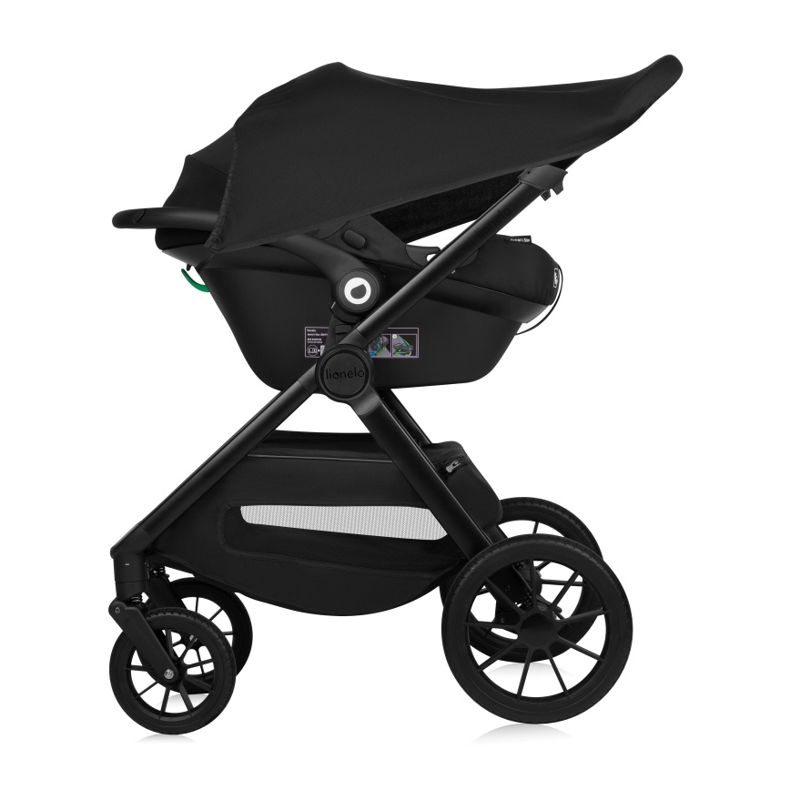 Lionelo - Kombineeritud 3-ühes vankrikomplekt LAYLA Black Onyx